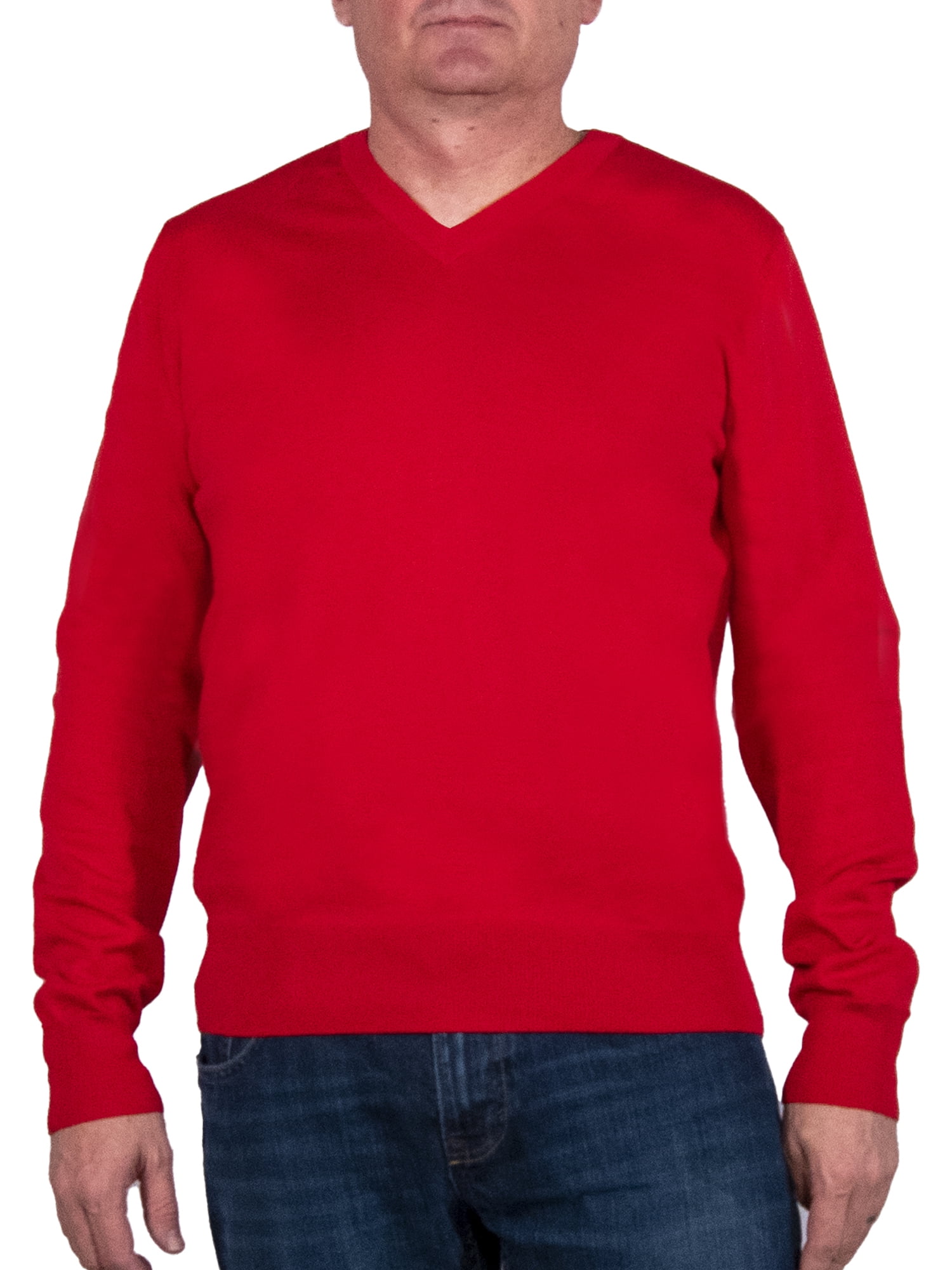 Peak Falls Men's VNeck Cotton Sweater
