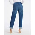 thumbnail image 3 of Sofia by Sofia Vergara Women's Beatrix Relaxed Boyfriend Jeans, Multiple Inseams, Sizes 0-20, 3 of 5