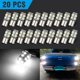 thumbnail image 1 of Señal de giro LED automotriz 12V-24V blanco 1156 (20 uds) JAMW Sencillez, 1 of 5