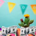 thumbnail image 3 of vlrwzc 5pcs Money Banknote Balloons, Large Size Dollar Aluminum foil Reusable Balloons, For Birthday Decoration Party Ball, 3 of 7