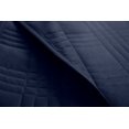thumbnail image 4 of Chezmoi Collection Kingston Juego de edredón de 3 piezas, color azul marino, tamaño Queen – Colcha ligera para todas las estaciones, colcha de gran tamaño Queen de 100 x 106 pulgadas, 4 of 5