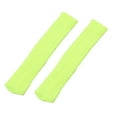 thumbnail image 2 of Moxufan 1 Pair Winter Leg Warmers Warm Japanese Style JK Leg Sleeves Strips Stretchy Fit Knitting Calf Socks Party Sports Yoga Dance Foot Covers,Fluorescent Yellow, 2 of 8