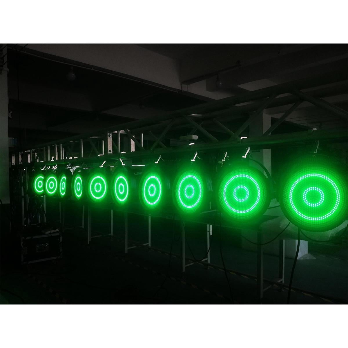 JMAZ Lighting JZ1018 HALO Q4 Strobe QUAD RGBW LED Wash Strobe and Blinder Effect Light 4-Pack with Bags Package