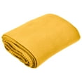 thumbnail image 6 of Imperial Home 50” x 60” Soft Fleece Throw Blankets Mustard Yellow 12 Pack, 6 of 6