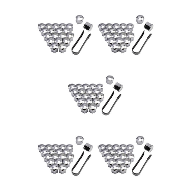 Riwesomey 20 piezas tapas de tuercas de rueda de coche cubierta de cabeza de tornillo de cubo de repuesto 17-21mm llantas de tuercas a prueba de polvo con Type1 NO1 Riwesomey CBP194672