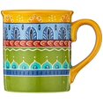 thumbnail image 4 of Valencia Mugs Set of 4 â?? 16 oz Colorful Ceramic Coffee Cups with Bold Multicolor Patterns, Microwave & Dishwasher Safe, Boho Kitchen Drinkware for Tea, Cocoa & More, 4 of 4