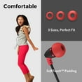 thumbnail image 3 of LilGadgets BestBuds Earphones Wired - Safe & Comfortable, Volume Limited, Wired Earbuds for Kids with an in-Line Microphone, Travel Case, and Splitter, Earbuds for School Kids with Case - Red/Black, 3 of 8