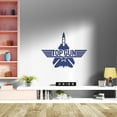 thumbnail image 2 of Removable Living Room Bedroom Top Gun Movie Decor F-5 E And Tiger II Aircraft Design Adhesive Wall Decal | 22" x 28" Vinyl Home Art Air Force Pilot Jet Fighter Airplanes Sticker Decoration, 2 of 5