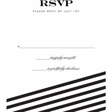 Dots and Stripes Standard RSVP