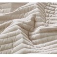 thumbnail image 6 of Nanshing Amerie 3 Piece Casual Stripes Comforter Set, Beige, Queen, 6 of 6