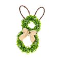 thumbnail image 4 of Guirnalda de Corona de Primavera de Conejo de Pascua de Ratán de 20x10 Pulgadas para Accesorios de Pasillo, 4 of 9
