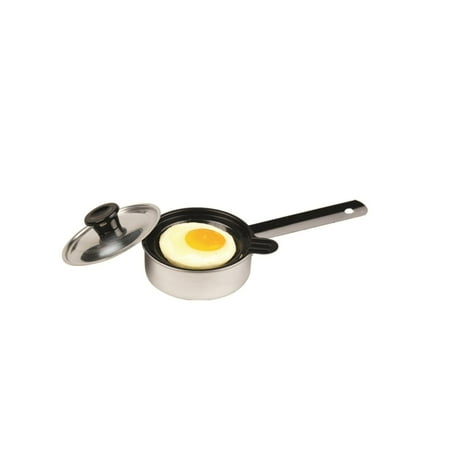 Individual Single Egg Poacher Non Stick Aluminum with Cover (1 Each), Aluminum with cover By Better Houseware