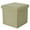 Green W/ No Handle, variant on Folding Storage Ottoman Cube Space-Saving Storage Toy Box Foot Rest Stool Seat 11.8"