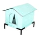 thumbnail image 5 of Casa para gatos de exterior, elevada, de tela Oxford, ideal para el invierno en el patio trasero. L, 5 of 9