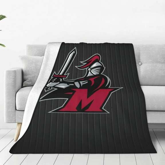 Manhattanville College Blanket, Flannel Blankets Light Plush Bed Blanket, Suitable for Bed Sofa & Gift for Family