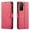 Pink, variant on Starshop Case for Samsung Galaxy S22, Premium Leather Wallet Pocket Credit Card Slots-Black