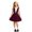 Red, variant on RTKFRFLM Girls Back-to-School Pleated Jumper Dress Kids School Uniform Style Overall Skirt Toddler Classic Preppy A-Line Gown Academic Outfits for Little Girls Ages 2-9 Years Navy