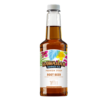 Hawaiian Shaved Ice Root Beer Flavor Snow Cone Syrup, 1 Pint