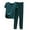 Z16-Army Green, variant on Leesechin Women's Sleepwear Set Loungewear Loose Long Sleeves Shirt + Long Pants Pajamas Two-piece Suit