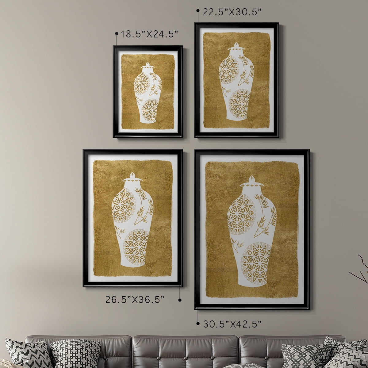 Golden Urn II Premium Classic Framed Print - Ready to Hang