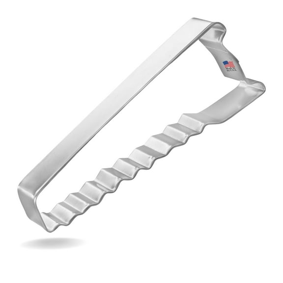 Hand Saw Cookie Cutter 5 in - Foose Cookie Cutters - US Tin Plate Steel