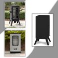thumbnail image 7 of COVERS&ALL Vertical Square Electric Smoker Cover, 18 Oz Heavy Duty Waterproof UV & Weather Resistant Grill Cover, Outdoor Grill Protector with Air Vents & Drawstrings (23" W X 17" D X 33" H, Black), 7 of 7