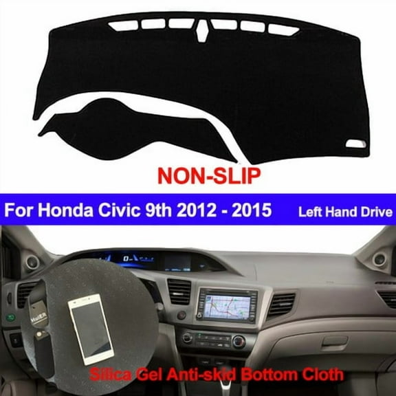For Honda Civic 9th 2012 2013 2014 2015 Dash Mat Dashboard Cover Dashmat Left