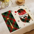 thumbnail image 2 of Dmlowu Christmas Placemats - Heat Proof Christmas Placemats, Non-Slip Table Mats for Party Holiday Decor, Merry Christmas Decorations Placemats for Dining Table, 2 of 6