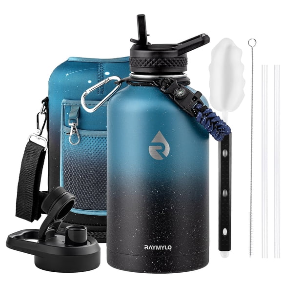 Termo RAYMYLO de 64 oz, botella de agua aislada de triple pared