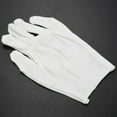 thumbnail image 4 of 24 Pairs 100% Cotton White Moisturising Lining Glove Health Music Work, 4 of 8