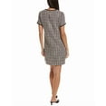 thumbnail image 2 of CeCe womens  Tweed Shift Dress, 4, Black, 2 of 3