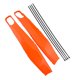 thumbnail image 1 of protectores de brazo oscilante trasero para motocicleta, cubierta de brazo oscilante para 125 200, color naranja, 1 of 5