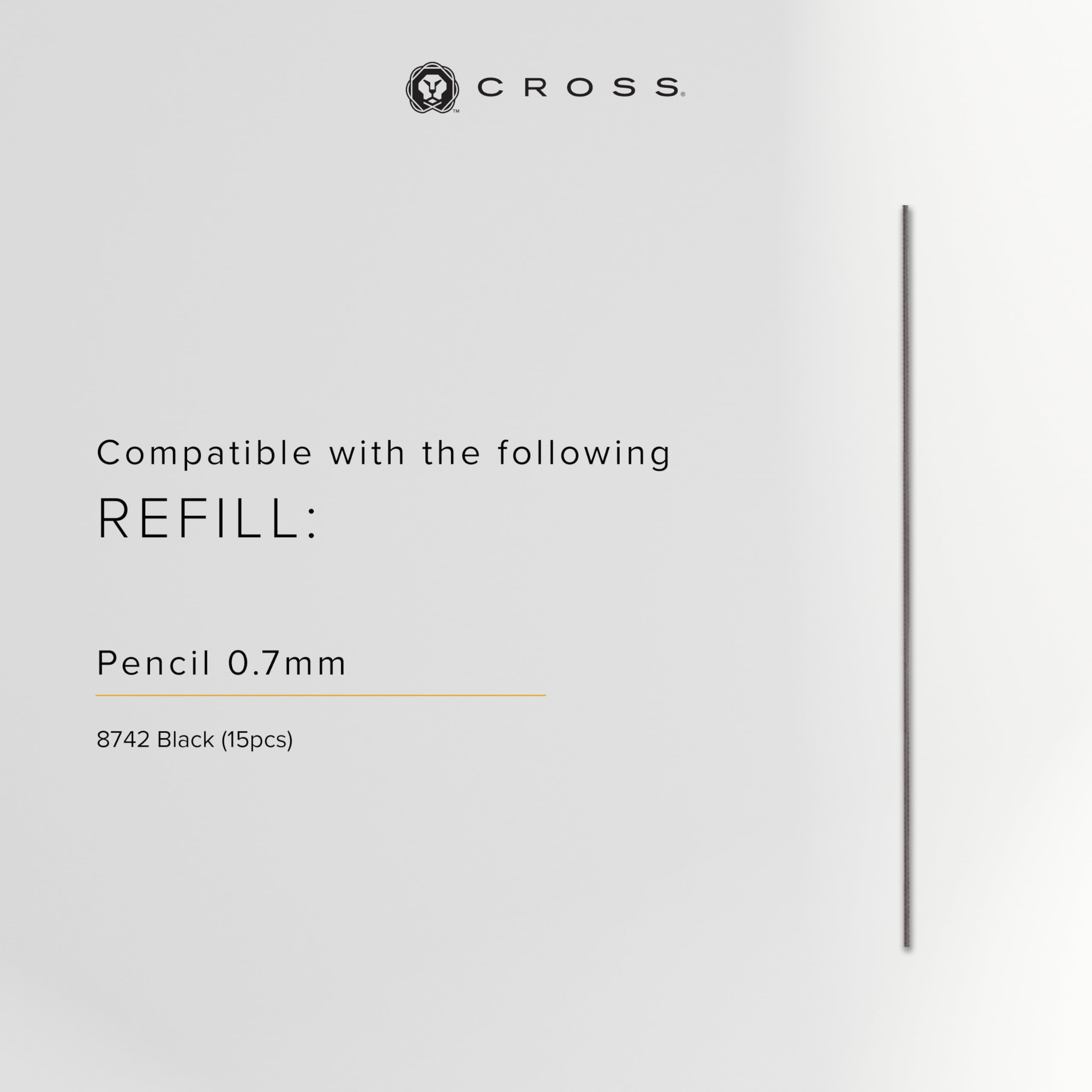Cross Classic Century Refillable Pencil, 0.7mm, Includes Premium Gift Box - Medalist Chrome
