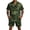 Army Green, variant on Dwelliawo Men's Tree Camo Print 2 Piece Outfit Casual Button Up Shirt and Drawstring Shorts Set, Lightweight Breathable Summer Outfits for Beach Vacation Daily Wear Army Green 2xL