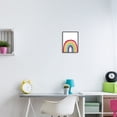 thumbnail image 2 of Stupell Industries Whimsical Asymmetrical Rainbow Stripes Modern Kids Design Graphic Art Black Framed Art Print Wall Art, Design by Bronwyn Baker, 2 of 5