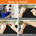 thumbnail image 6 of NAWAY 8'X50' Fence Privacy Screen Outdoor Mesh Fencing Covers Screen Fence Wind Block with Grommets Black, 6 of 7