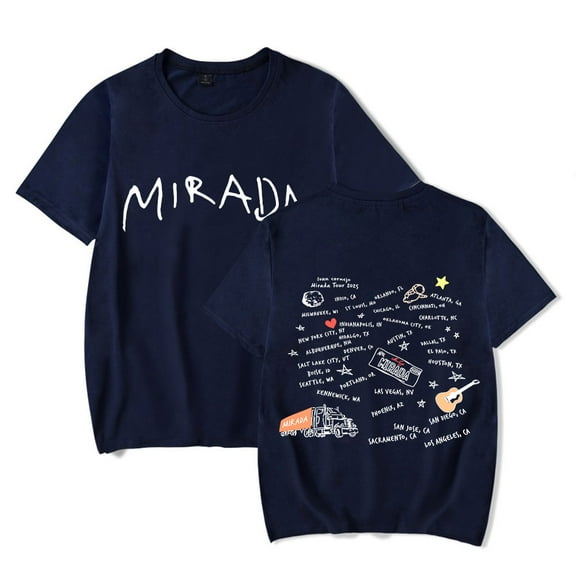 ivan cornejo Miradas Tour 2025  tshirt crewneck short sleeve summer  tshirt men/women concert  tops