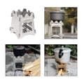 thumbnail image 2 of Lixada Compact Folding Wood for Outdoor Camping Cooking Picnic, 2 of 7