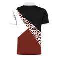 thumbnail image 4 of Chemise Décontractée à Manches Courtes Imprimée pour Hommes, T-Shirt Léger à Fermeture Éclair avec Col Rabattu pour la Maison et Usage Quotidien, 4 of 5