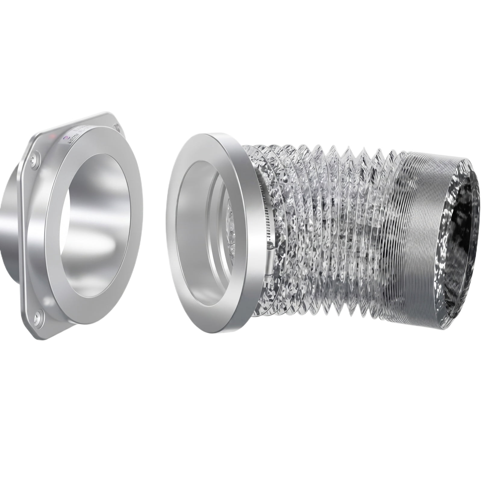 Magnetic Exhaust Dryer Vent Coupling 180-DegreeAirtight Seal Dryer Vent Connector Kit Easy to Clean Quick Connector