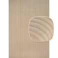 thumbnail image 2 of Beverly Rug Fluffy Modern Ultra Soft Plush Non Slip Easy Shag Indoor Area Rug Beige 5x7, 2 of 9