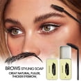 thumbnail image 2 of FSTDelivery Eyebrow Styling Soap Kit, Long Lasting Waterproof Smudge Proof Pomade for Natural Brows, 3D Feathery Brows Makeup Balm, Shaping Eyebrow Cream, Eyebrow Gel, Clearance, 2 of 7