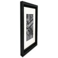 thumbnail image 2 of The Display Guys~ LUXURY MADE AFFORDABLE! 11”x14” TEMPERED GLASS Photo Frame in Onyx Walnut Wood Finish Ridge Molding Elegant and Contemporary, 2 of 8