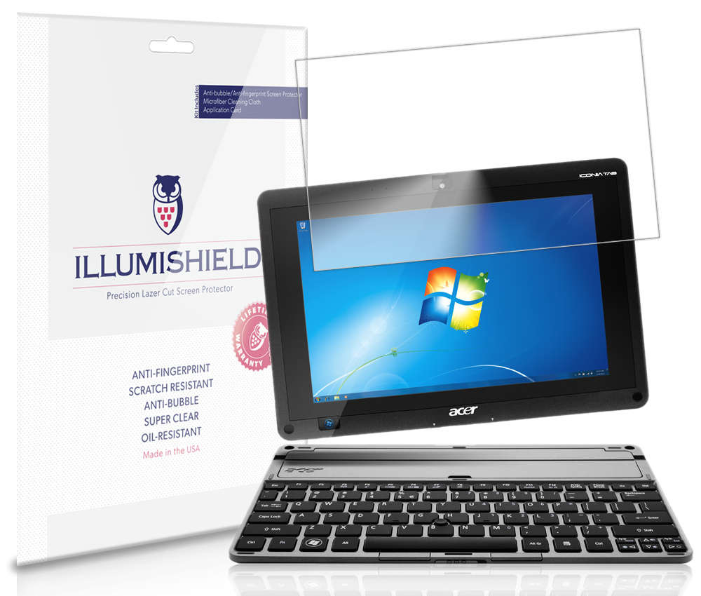 iLLumiShield AntiBubble/Print Screen Protector 2x for Acer Iconia Tab