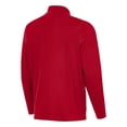 thumbnail image 3 of Men's Antigua Red Georgia Bulldogs Perilous Quarter-Zip Pullover Top, 3 of 3