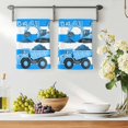 thumbnail image 3 of Blue Striped Truck Kitchen Towels Set of 1, Farmhouse Stripes Modern Art Absorbent Dish Towels for Kitchen, Microfiber Hand Towel, Quick Drying Tea Towel for Cleaning Decorative Dishcloths, 3 of 7