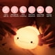 thumbnail image 3 of Luz nocturna de silicona Okiyid Axolotl para niños, recargable, 3 of 9