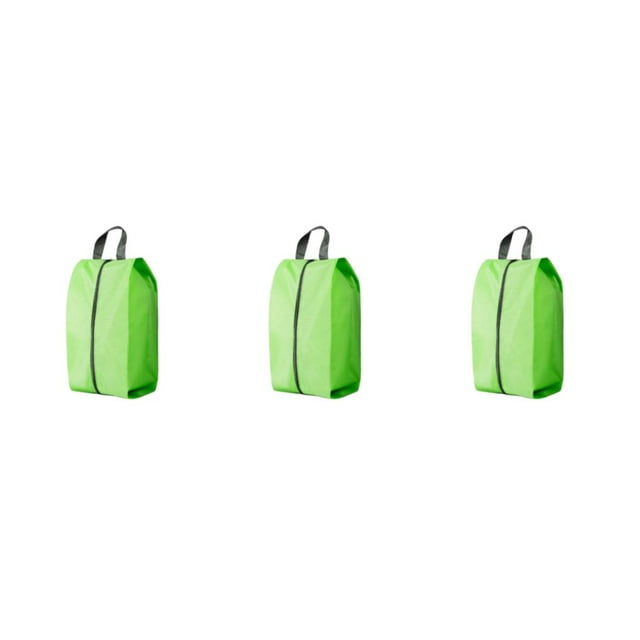 Transemion Sac de Rangement pour Chaussures de Voyage Imperméable et Résistant à l'Humidité M 3Set Vert Sûr et Sec