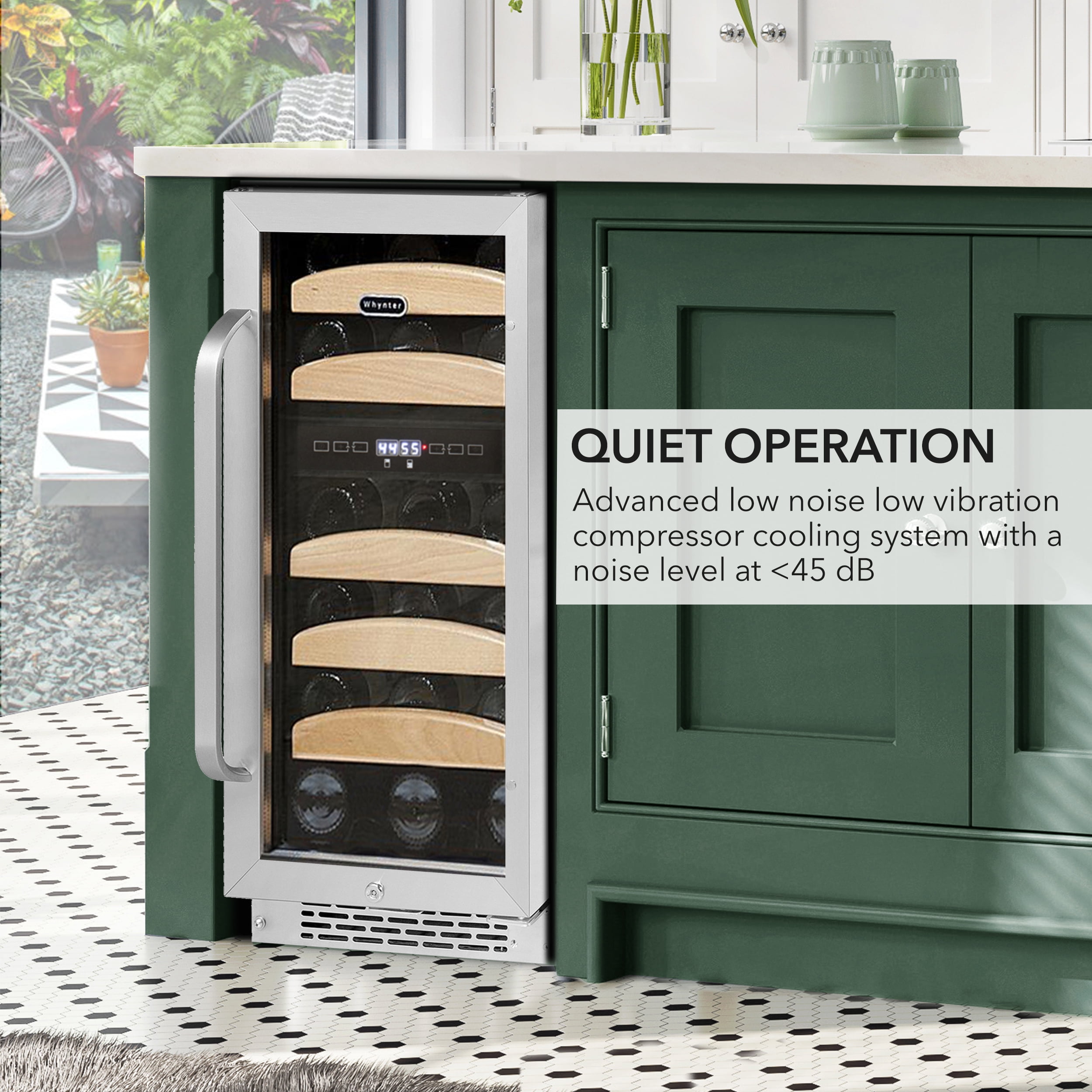 Whynter 28-Bottle Dual Zone Built-In Wine Refrigerator