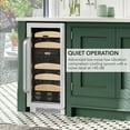 thumbnail image 5 of Whynter 28-Bottle Dual Zone Built-In Wine Refrigerator, 5 of 8